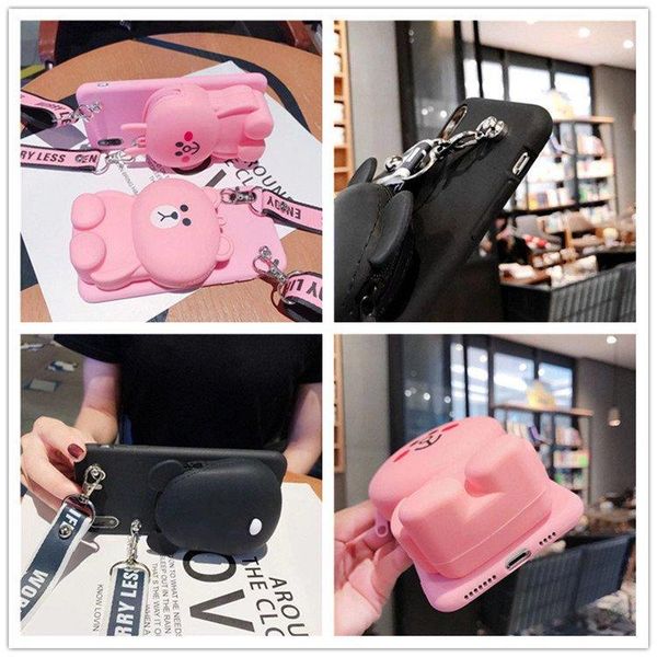 new luxury designer cute cartoon care bear wallet case for iphone 11 case 6 7 8 plus x xs max xr wallet anti-fall lanyard strap soft cover
new luxury designer cute cartoon care bear wallet case for iphone 11 case 6 7 8 plus x xs max xr wallet anti-fall lanyard strap soft cover
