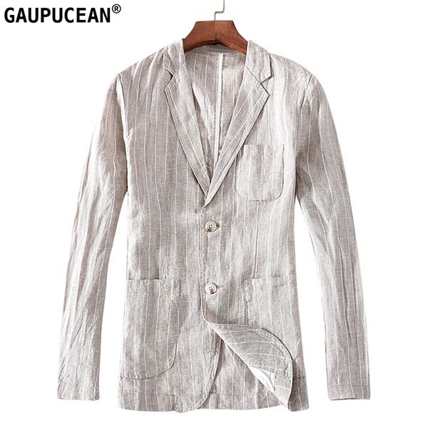 100% linen breathable anti-microbial anti-static man suit jacket quality casual spring summer single breasted striped men blazer, White;black
100% linen breathable anti-microbial anti-static man suit jacket quality casual spring summer single breasted striped men blazer, White;black