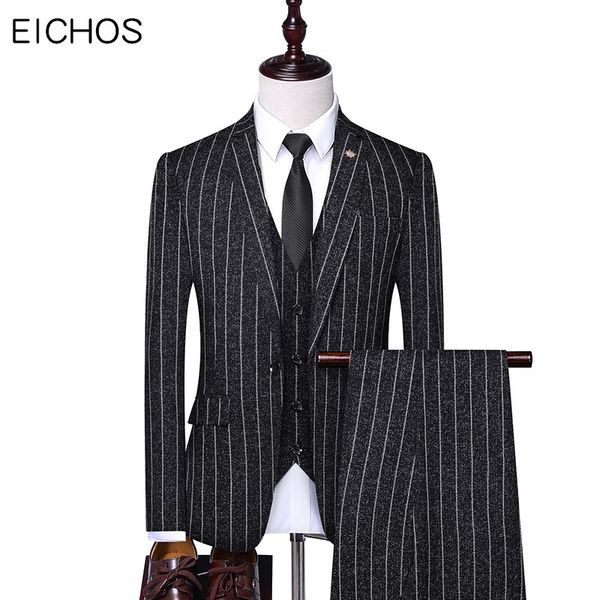 men suit temperamental stripes 3 piece wedding suits for men slim fit groom business formal party tuxedo for man, White;black
men suit temperamental stripes 3 piece wedding suits for men slim fit groom business formal party tuxedo for man, White;black
