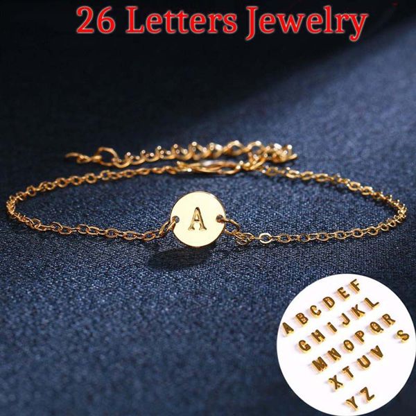 retro 26 letters alphabet anklets foot chain bracelet fine simple summer beach women anklet gifts jewelry 2019 new arrival, Golden;silver
retro 26 letters alphabet anklets foot chain bracelet fine simple summer beach women anklet gifts jewelry 2019 new arrival, Golden;silver