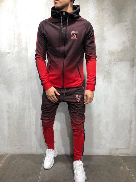 mens fashion zipper tracksuit gradient color 3d print casual sportsuit men hoodies/sweatshirts sportswear hooded+pant, Gray
mens fashion zipper tracksuit gradient color 3d print casual sportsuit men hoodies/sweatshirts sportswear hooded+pant, Gray