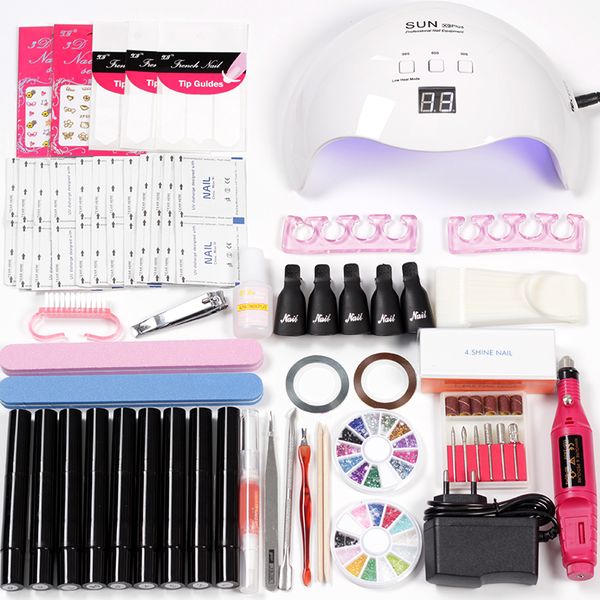 nail set uv led lamp dryer with 9pcs nail gel polish kit soak off manicure tools set gel polish kit for art tools
nail set uv led lamp dryer with 9pcs nail gel polish kit soak off manicure tools set gel polish kit for art tools