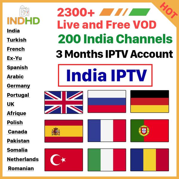 

Индия Пакистан Подписка IPTV Франция Арабский IP TV Италия / Турецкий / EX-YU / Германия /