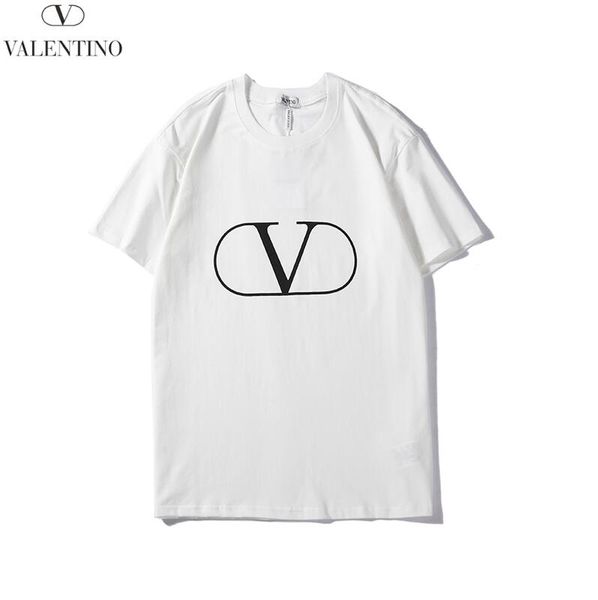 summer fashion designers men's shirt t-shirt letter embroidery t-shirt men's brand short-sleeved t-shirt women's shirt-016, White
