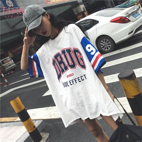 harajuku long t shirt loose letter printed women tshirt loose female tee large size summer t shirts, White
harajuku long t shirt loose letter printed women tshirt loose female tee large size summer t shirts, White