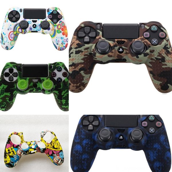 rvssp multi-colors camouflage silicone rubber outer skin for cover case grip ps4 controller joystick gamepad case case
rvssp multi-colors camouflage silicone rubber outer skin for cover case grip ps4 controller joystick gamepad case case