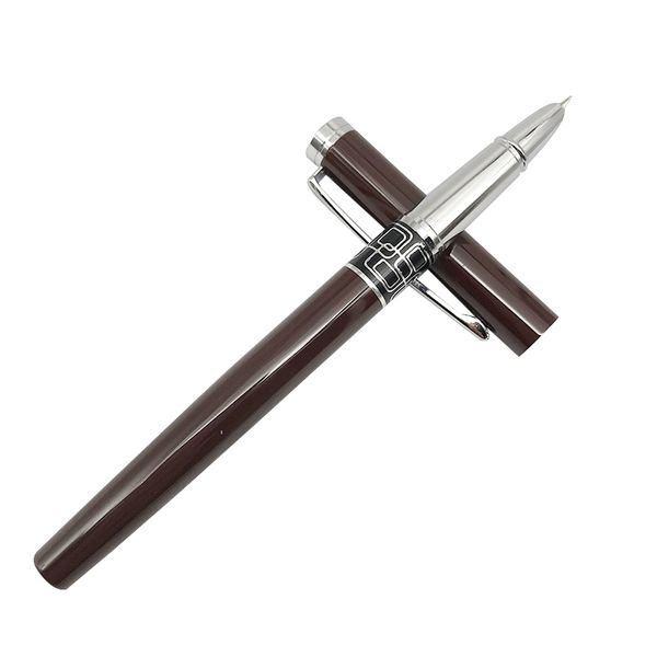 1pc/lot silver clip brown fountain pen hooded nib 0.5mm metal writing financial pens office stationery school supplies
1pc/lot silver clip brown fountain pen hooded nib 0.5mm metal writing financial pens office stationery school supplies
