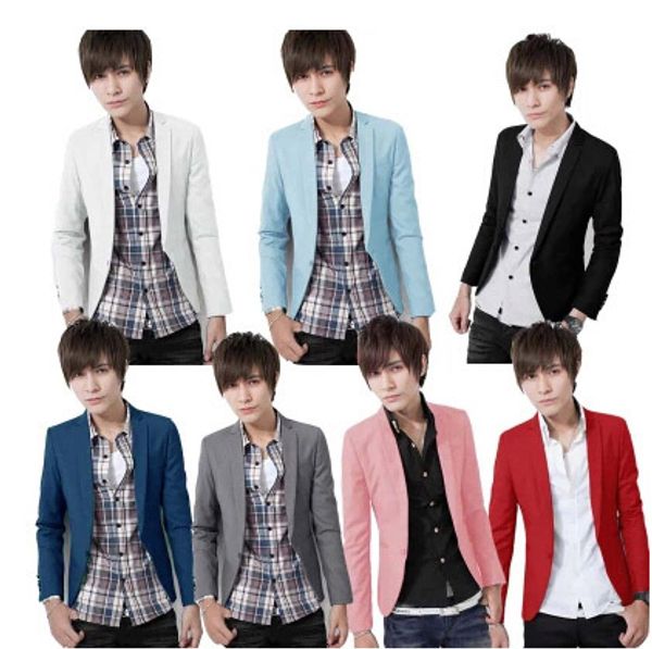 dropshipping pure color slim fit cotton suit long sleeves fashion blazer young jacket men's coat work wedding wear big size, White;black
dropshipping pure color slim fit cotton suit long sleeves fashion blazer young jacket men's coat work wedding wear big size, White;black