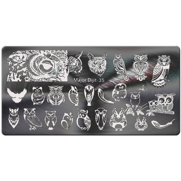 major dijit nail stamping plates templa 3d flower animal pattern nail art stamp stamping template image plate stencil nails tool, White
major dijit nail stamping plates templa 3d flower animal pattern nail art stamp stamping template image plate stencil nails tool, White