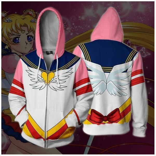 2019 autumn winter 3d printing men/women hoodies sweatshirts eternal sailor moon cosplay zip up hoodie jacket, Black
2019 autumn winter 3d printing men/women hoodies sweatshirts eternal sailor moon cosplay zip up hoodie jacket, Black