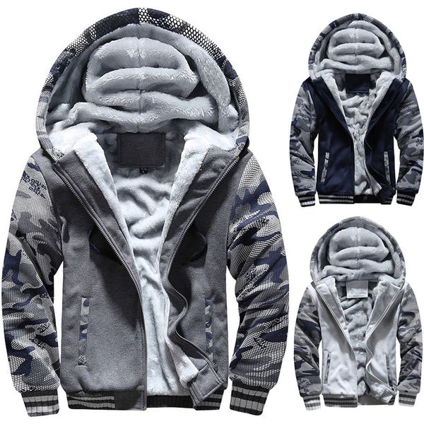men jacket mens men winter warm fleece hooded zipper sweater jacket 2018 outwear coat plus size casual mens male coats, Black
men jacket mens men winter warm fleece hooded zipper sweater jacket 2018 outwear coat plus size casual mens male coats, Black