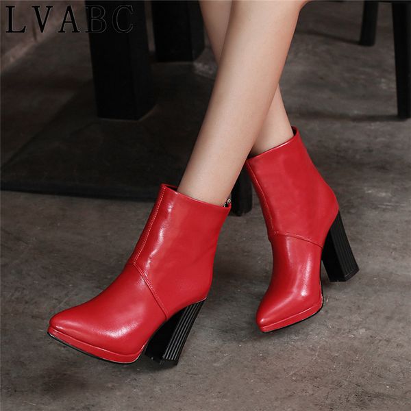 high heels women ankle boots lace up fall winter platform ladies boots large size fashion shoes white black brown
high heels women ankle boots lace up fall winter platform ladies boots large size fashion shoes white black brown
