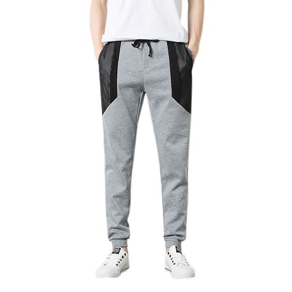 men's pants men fashion hip hop drawstring elastic waist slim feet jogger male casual splice mesh harem sweatpan, Black
men's pants men fashion hip hop drawstring elastic waist slim feet jogger male casual splice mesh harem sweatpan, Black