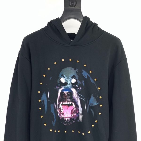 2019 men's sweatshirts fashion men casual patchwork hooded crystal bulldog printing sweatshirt coat mens sport overcoat new style, Black
2019 men's sweatshirts fashion men casual patchwork hooded crystal bulldog printing sweatshirt coat mens sport overcoat new style, Black