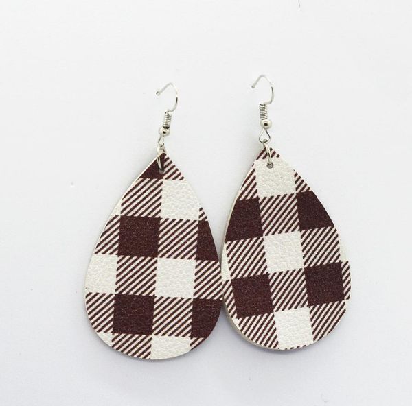 10pairs) buffalo plaid leather earrings 2020 for women big teardrop ear jewelry long drop dangle earing drop shipping wholesale, Silver
10pairs) buffalo plaid leather earrings 2020 for women big teardrop ear jewelry long drop dangle earing drop shipping wholesale, Silver