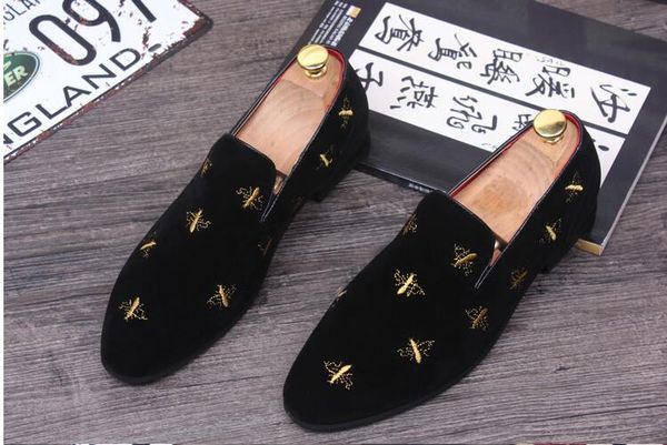 fashion men loafers slip on mens velvet shoes casual velvet slippers designer dress shoes men flats wedding and party shoes, Black
fashion men loafers slip on mens velvet shoes casual velvet slippers designer dress shoes men flats wedding and party shoes, Black