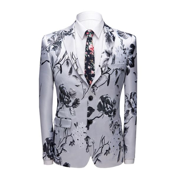 мужчины цветок ткань пальто мужская повседневная блейзеры homme designs slim fit мода роза шаблон пиджак dj певцы костюм, White;black
мужчины цветок ткань пальто мужская повседневная блейзеры homme designs slim fit мода роза шаблон пиджак dj певцы костюм, White;black