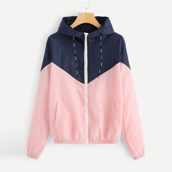 outdoor jacket coat womens long sleeve patchwork thin skin suits hooded zip stitching outwear coat running sport jacket clothing, Black;red
outdoor jacket coat womens long sleeve patchwork thin skin suits hooded zip stitching outwear coat running sport jacket clothing, Black;red