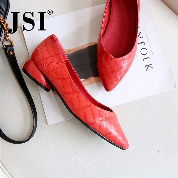 jsi women shoes pointed toe genuine leather shallow slip-on solid ladies flats spring autumn fashion basic women shoes jo353, Black
jsi women shoes pointed toe genuine leather shallow slip-on solid ladies flats spring autumn fashion basic women shoes jo353, Black