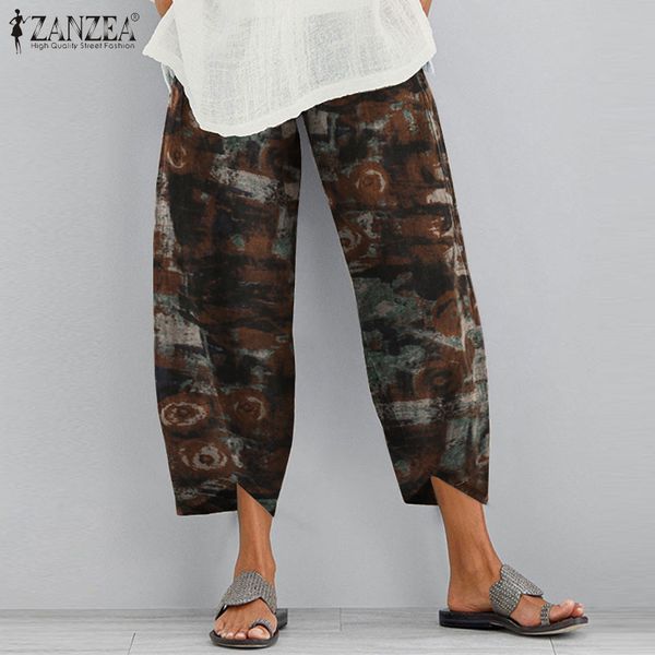women's pants & capris plus size turnip floral trousers zanzea 2021 kaftan printed harem casual elastic waist long pantalon palazzo 5xl, Black;white
women's pants & capris plus size turnip floral trousers zanzea 2021 kaftan printed harem casual elastic waist long pantalon palazzo 5xl, Black;white