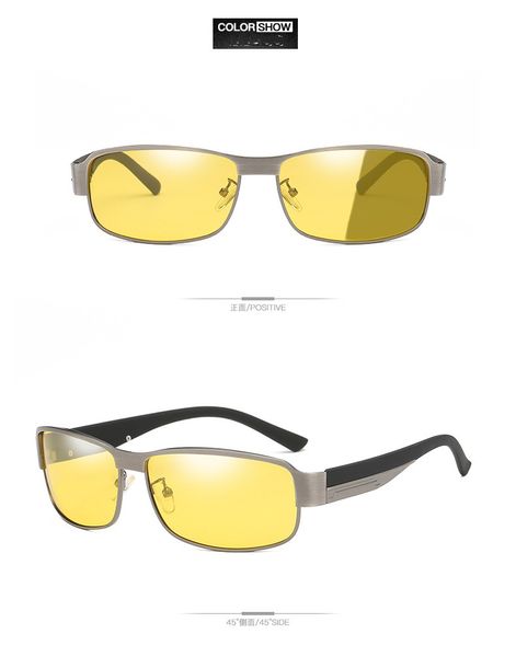 day and night dual-use intelligent color-changing polarized sunglasses male women anti-high beam night vision glasses driving sunglasses, White;black
day and night dual-use intelligent color-changing polarized sunglasses male women anti-high beam night vision glasses driving sunglasses, White;black