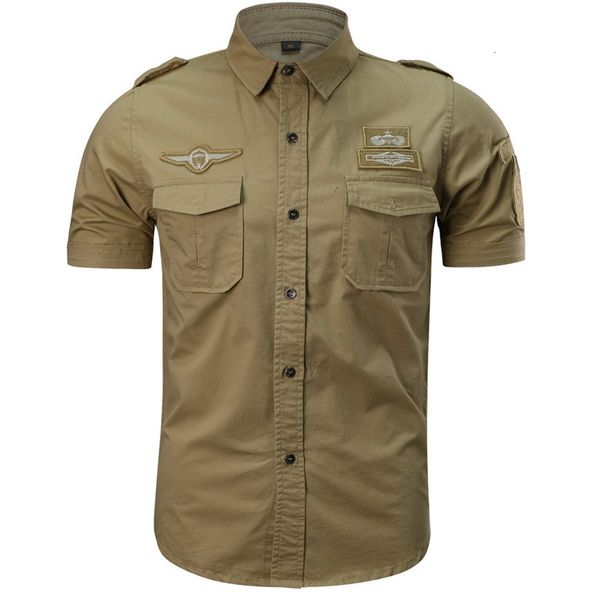 camisas hombre 2019 men's shirt fashion casual pure color pocket short sleeve loose turn-down collar regular camisa, White;black
camisas hombre 2019 men's shirt fashion casual pure color pocket short sleeve loose turn-down collar regular camisa, White;black