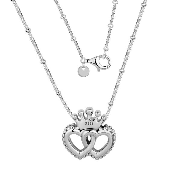 interlocked crown hearts necklace & pendant sterling silver jewelry women new jewelry diy wholesale pendant necklace
interlocked crown hearts necklace & pendant sterling silver jewelry women new jewelry diy wholesale pendant necklace