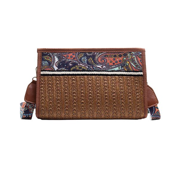 new travel women's embroidery coin purse flap bag wool patchwork zipper casual bag dropshipping bolsa feminina