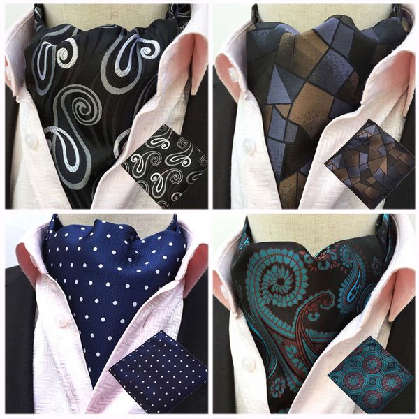 men classic polka dots paisley cravat ascot handkerchief pocket square set bwthz0518, Blue;white
men classic polka dots paisley cravat ascot handkerchief pocket square set bwthz0518, Blue;white