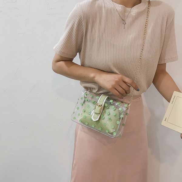 summer fashion new handbag transparent women bag sweet printed letter square phone bag chain shoulder bag#35
summer fashion new handbag transparent women bag sweet printed letter square phone bag chain shoulder bag#35