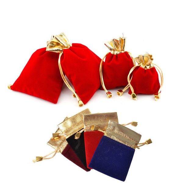 soft velvet jewelry pouches drawstring gift bags black gold tone wedding packaging gift bag pouch7x9 9x12 12x15cm, Pink;blue
soft velvet jewelry pouches drawstring gift bags black gold tone wedding packaging gift bag pouch7x9 9x12 12x15cm, Pink;blue