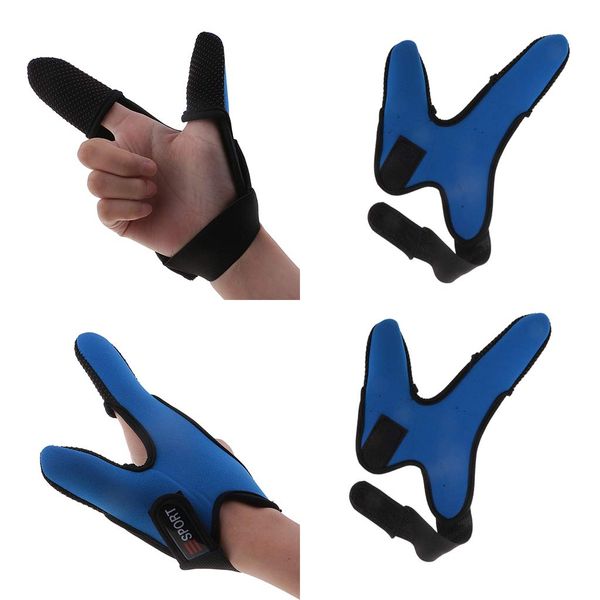 2 pieces professional thumb + index finger glove for fishing, right hand two finger gloves, non-slip finger protector guard, Black
2 pieces professional thumb + index finger glove for fishing, right hand two finger gloves, non-slip finger protector guard, Black