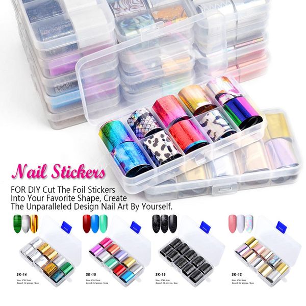 10pcs holographic nail foil set transparent ab color transfer sticker decorations mix designs manicure nail art decals, Black
10pcs holographic nail foil set transparent ab color transfer sticker decorations mix designs manicure nail art decals, Black