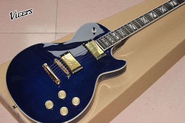 custom shop ,custom electric guitar,blue color tiger flame gitaar,6 stings guitarra.,support customization,real p
custom shop ,custom electric guitar,blue color tiger flame gitaar,6 stings guitarra.,support customization,real p