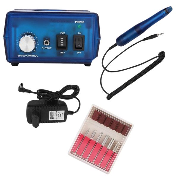 electric nail drill milling machine for manicure pedicure files tools kit nail polisher grinding glazing machine 20000 rpm, Silver
electric nail drill milling machine for manicure pedicure files tools kit nail polisher grinding glazing machine 20000 rpm, Silver