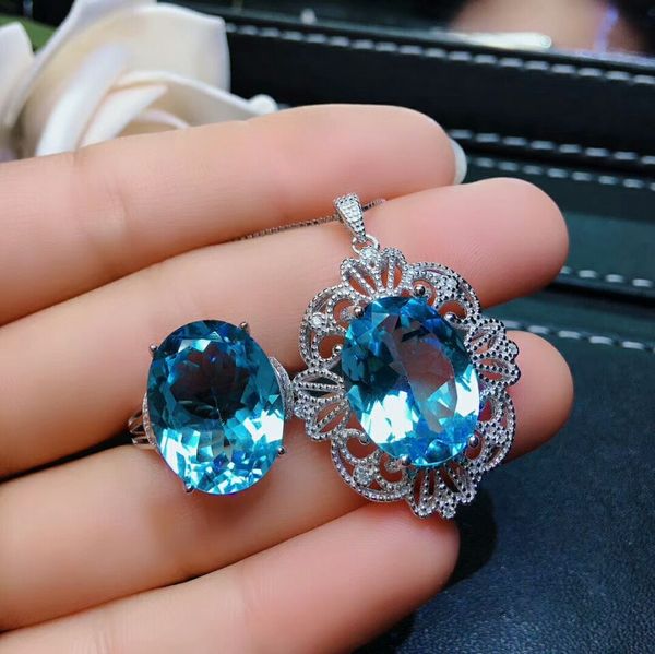 meibapj ultra deep london blue natural z jewelry set 925 pure silver ring pendant necklace 2 suits wedding jewelry for women
meibapj ultra deep london blue natural z jewelry set 925 pure silver ring pendant necklace 2 suits wedding jewelry for women