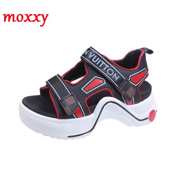 trendy black chunky sandals women casual flat platform sandals comfort summer shoes woman 2020 sport
trendy black chunky sandals women casual flat platform sandals comfort summer shoes woman 2020 sport