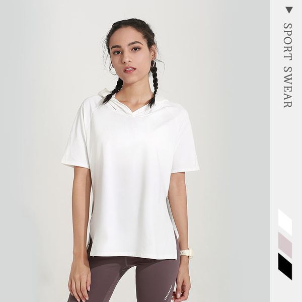 2020 women loose running t shirts hooded breathable yoga shirts gym fitness clothes women training sport workout slim, White;red
2020 women loose running t shirts hooded breathable yoga shirts gym fitness clothes women training sport workout slim, White;red