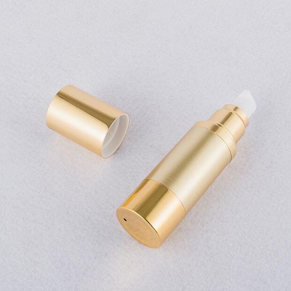 30ml gold vacuum bottle refillable airless lotion package bottle empty makeup container travel dispenser
30ml gold vacuum bottle refillable airless lotion package bottle empty makeup container travel dispenser