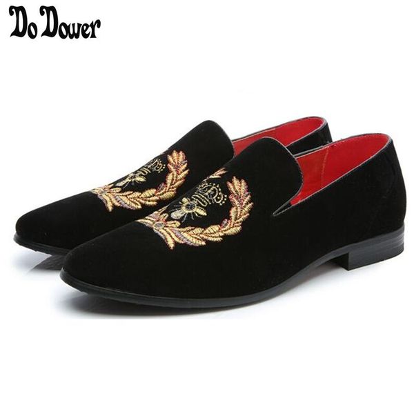 2018 men suede leather moccasins mens casual rhinestone embroidered oxfords loafers man shoes party driving flats eu sizes 38-45, Black
2018 men suede leather moccasins mens casual rhinestone embroidered oxfords loafers man shoes party driving flats eu sizes 38-45, Black
