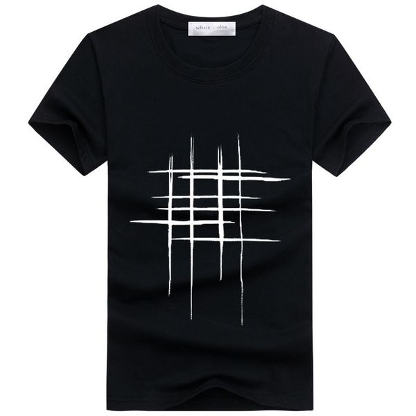 simple creative design line cross print cotton t shirts men's new arrival summer style short sleeve men t-shirt, White;black
simple creative design line cross print cotton t shirts men's new arrival summer style short sleeve men t-shirt, White;black