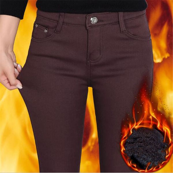 wkoud women winter warm pants thickening fleece skinny pencil pants female stretch leggings solid plus size streetpants p8572, Black;white
wkoud women winter warm pants thickening fleece skinny pencil pants female stretch leggings solid plus size streetpants p8572, Black;white