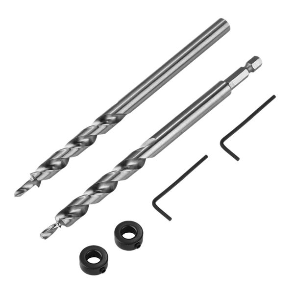 3/8 inch pocket hole drill bit with depth scollar 1/4 hex shank replacement twist step drills for manual pocket hole gu
3/8 inch pocket hole drill bit with depth scollar 1/4 hex shank replacement twist step drills for manual pocket hole gu