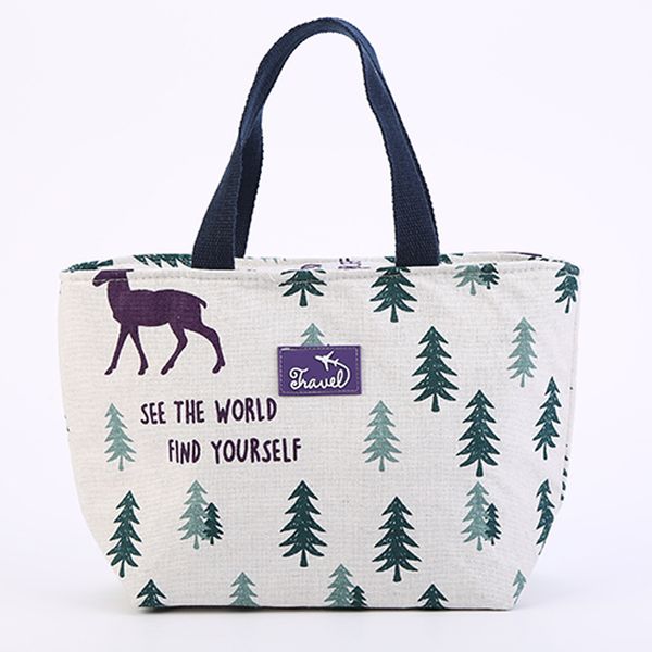 lunch box bag lunch bag cotton linen portable insulation ice portable canvas, Blue;pink
lunch box bag lunch bag cotton linen portable insulation ice portable canvas, Blue;pink