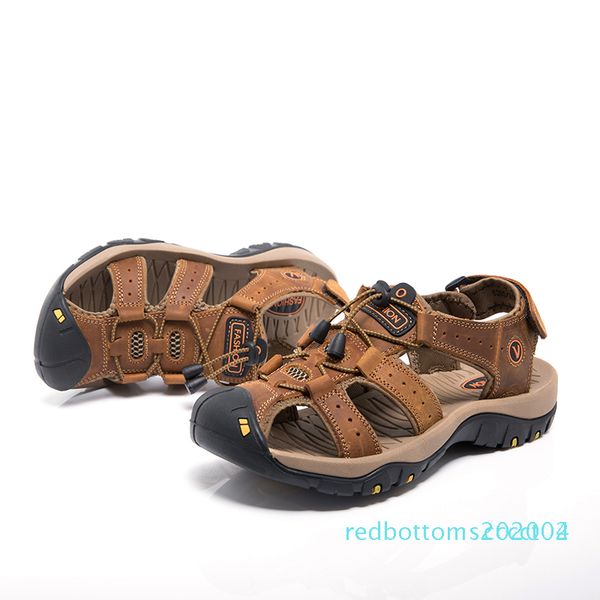 new male shoes genuine leather men sandals summer men big size 48 beach sandals man fashion outdoor casual sneakers r02, Black
new male shoes genuine leather men sandals summer men big size 48 beach sandals man fashion outdoor casual sneakers r02, Black
