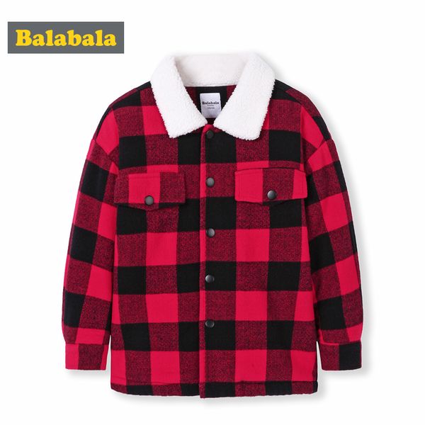 balabala kids boys sherpa checked shirt jacket with a collar children toddler boy long sleeve thermal shirt clothing winter, White;black
balabala kids boys sherpa checked shirt jacket with a collar children toddler boy long sleeve thermal shirt clothing winter, White;black