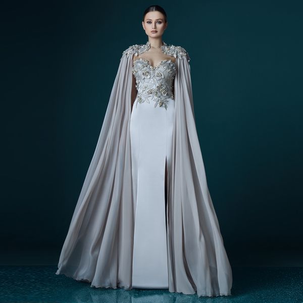 new elegant gray chiffon long cloak lace appliques straight evening dress vestidos prom lady maxi gown flowing event celebrity long dresses, Black;red
new elegant gray chiffon long cloak lace appliques straight evening dress vestidos prom lady maxi gown flowing event celebrity long dresses, Black;red