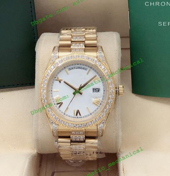 9 style 228238 silver champagne roman dial watch bp 41mm 18k yellow gold diamond bracelet automatic fashion men's watches wristwatch, Slivery;brown
9 style 228238 silver champagne roman dial watch bp 41mm 18k yellow gold diamond bracelet automatic fashion men's watches wristwatch, Slivery;brown