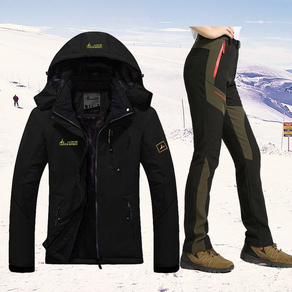 winter ski suit women ski jacket +pants snow warm waterproof windproof skiing snowboarding female suits
winter ski suit women ski jacket +pants snow warm waterproof windproof skiing snowboarding female suits