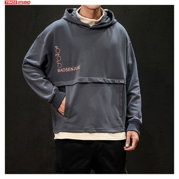 dropshipping autumn 2019 mens causal pocket thick japanese outwear sport pullover male streetwear solid baggy hoodies, Black
dropshipping autumn 2019 mens causal pocket thick japanese outwear sport pullover male streetwear solid baggy hoodies, Black